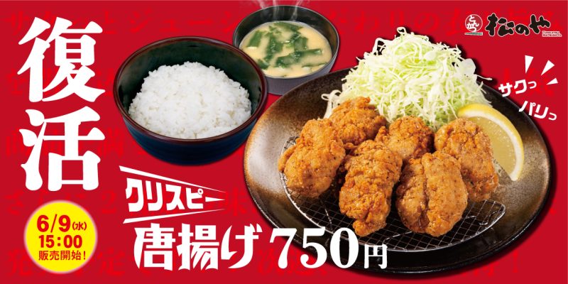 松のや-クリスピー唐揚げ